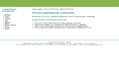 Desktop Screenshot of circoli.legambiente.org